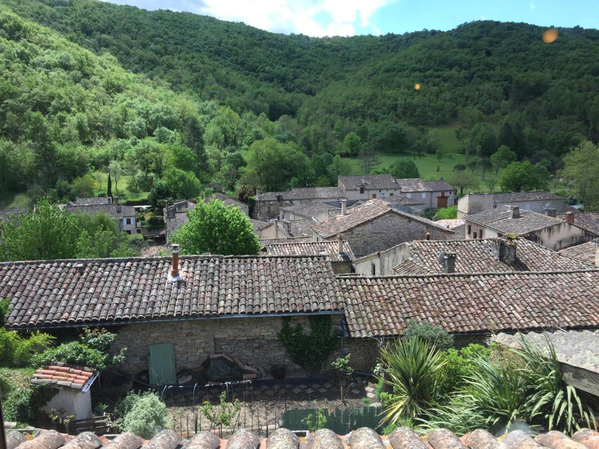 L'étape du château Bruniquel Exterior foto